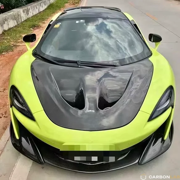 McLaren 540C McLaren 570S McLaren 600LT McLaren 650S High-Quality Dry Carbon Fiber P1 Style Hood for McLaren 540C / 570S / 600LT / 650S