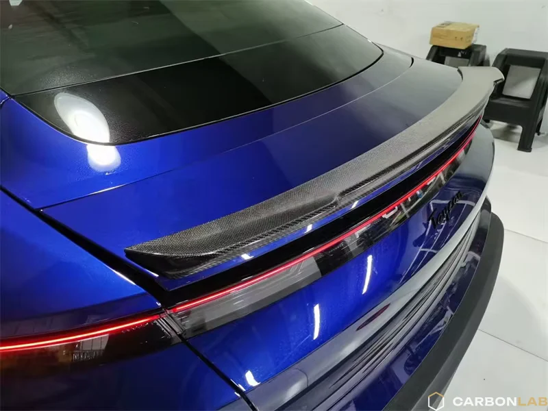 Porsche Taycan Carbon Fiber Rear Spoiler for Porsche Taycan